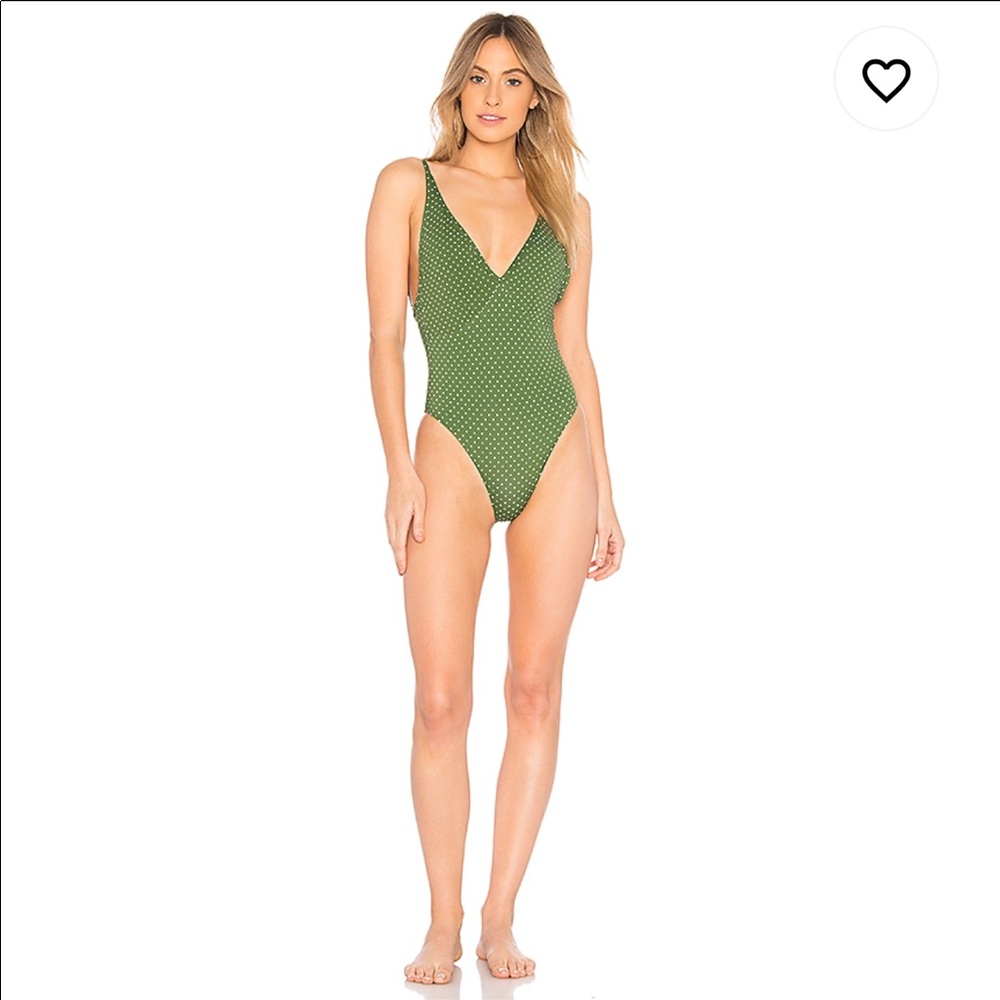 Peony Swimwear St Jean Plunge One Piece Swimsuit